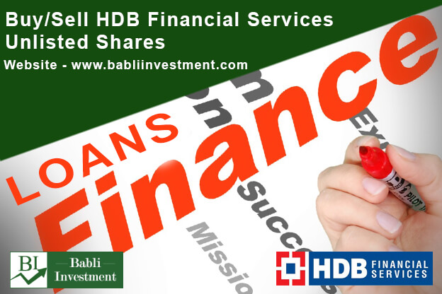 Buy Sell HDB  Financial  Unlisted Shares Latest HDB  